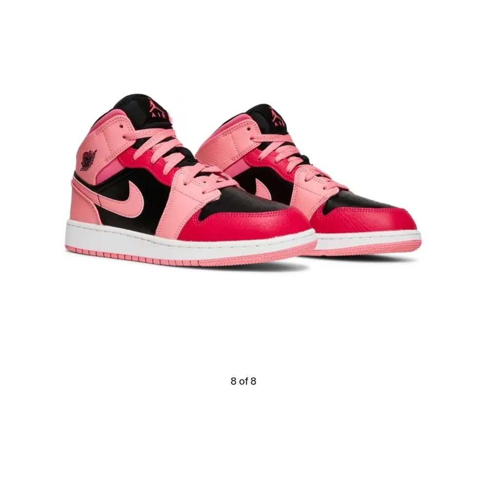 Air Jordan 1 Mid GS 'Coral Chalk' size 7y